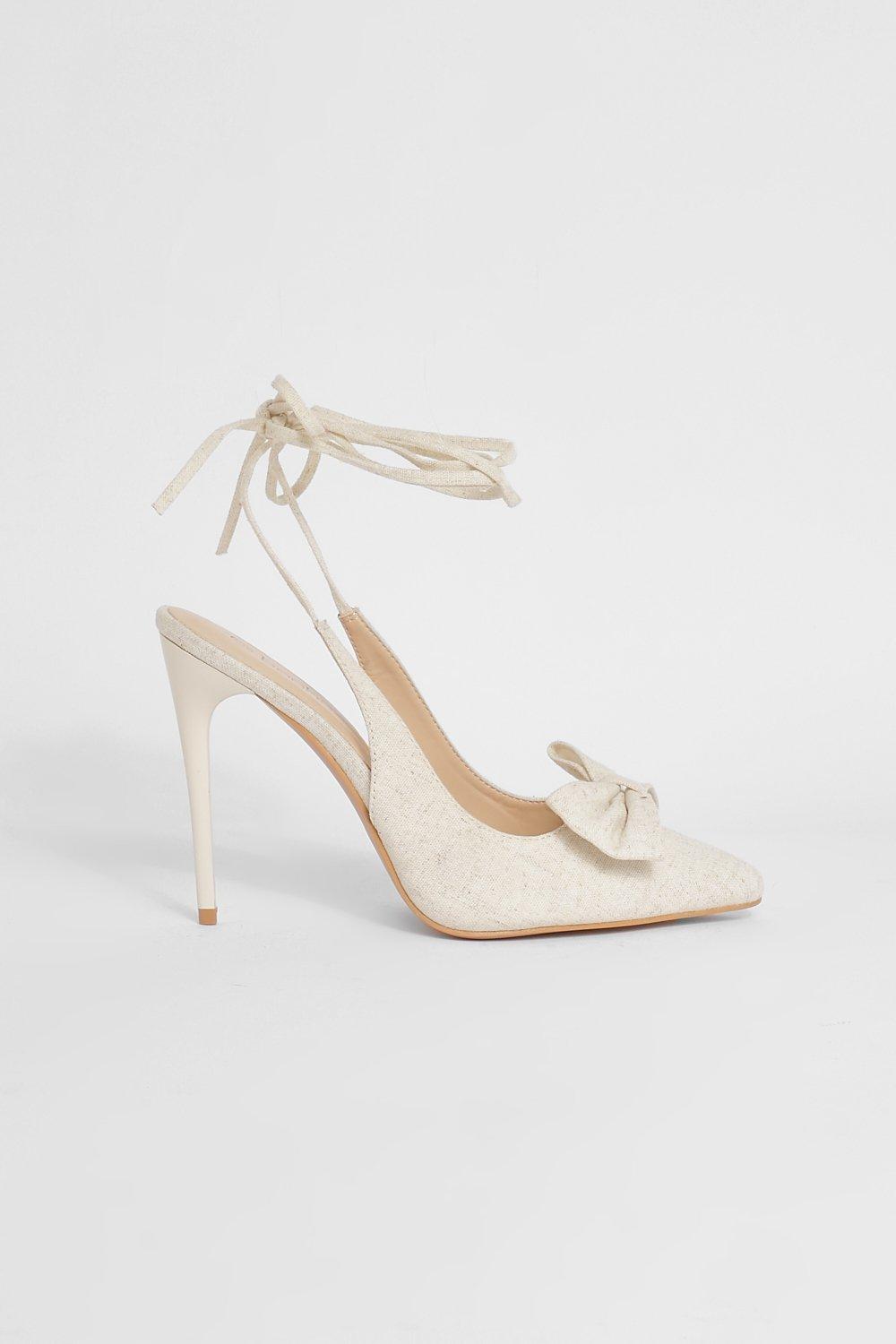 Cream on sale court heels