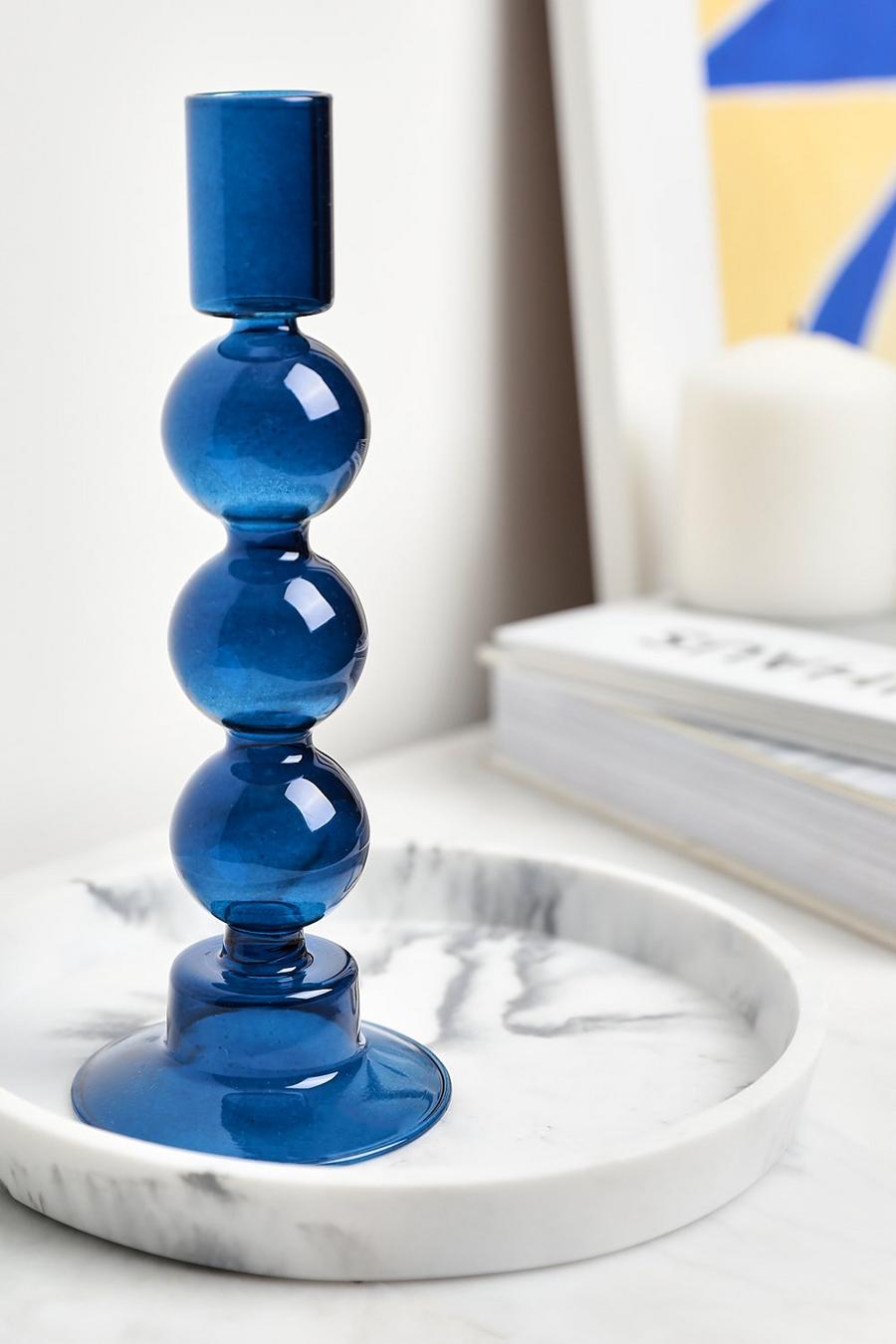 Blue bleu Sass & Belle Bubble Candleholder