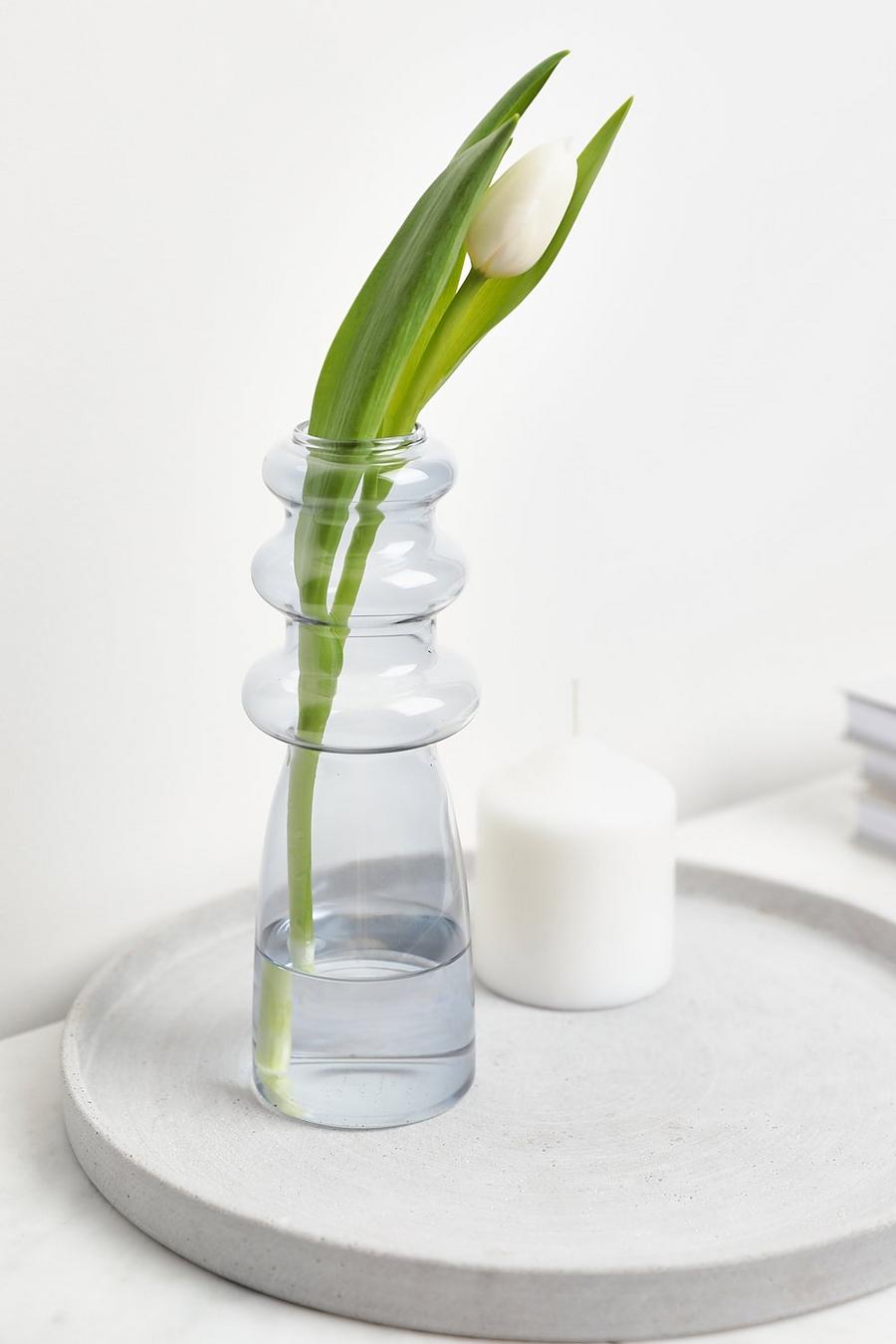 Sass & Belle - Vaso porta-piante con silhouette a onde, Grey image number 1