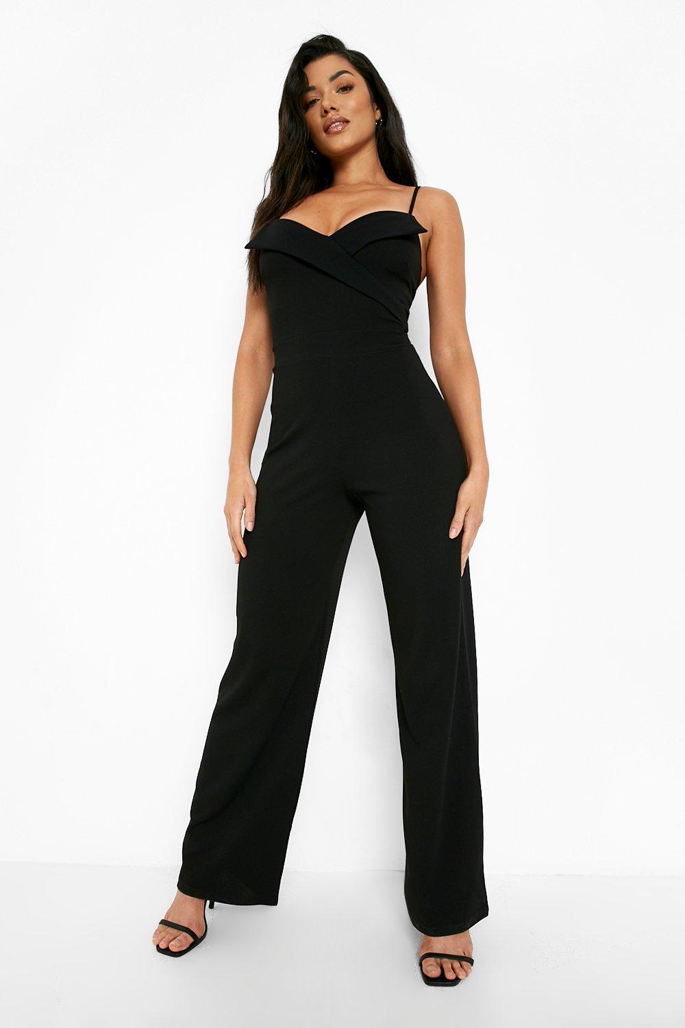 Black store strappy jumpsuit