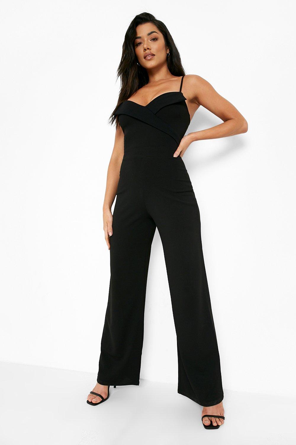 Wide leg sale ankle length jumpsuit