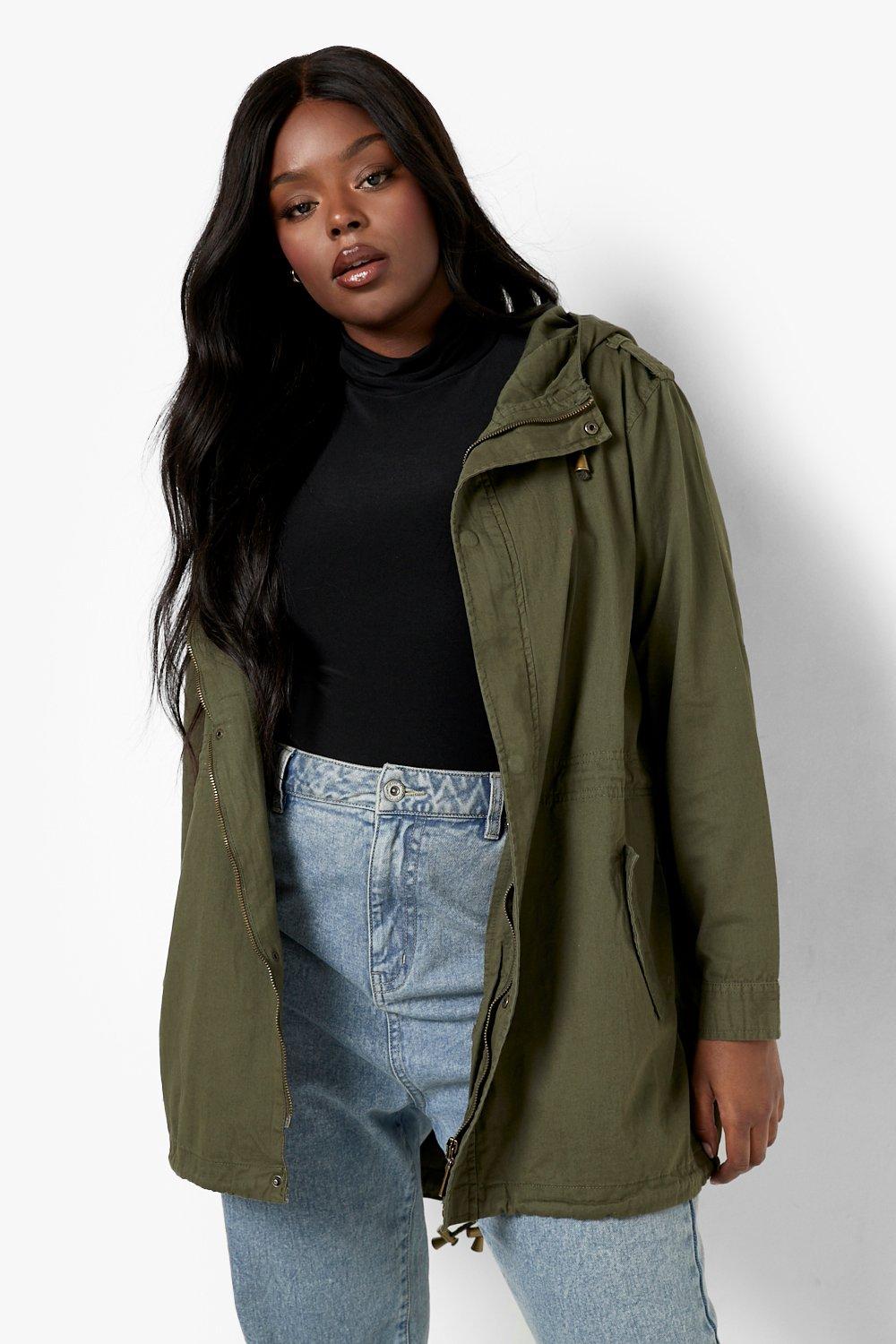 plus parka jacket