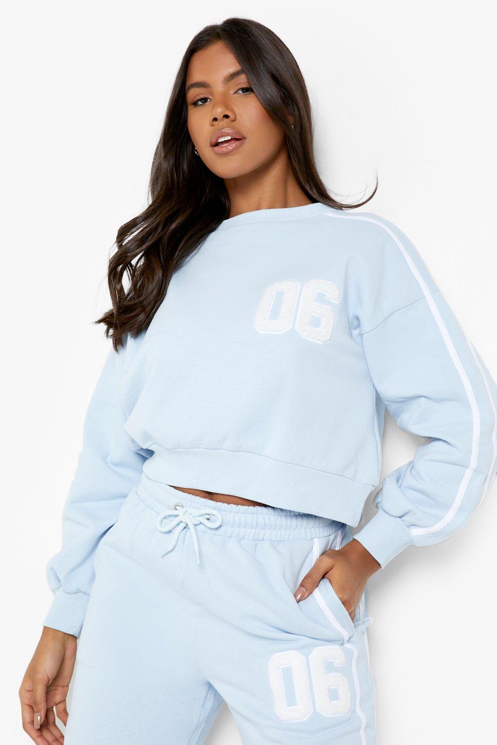 Sweatshirt with side on sale stripes