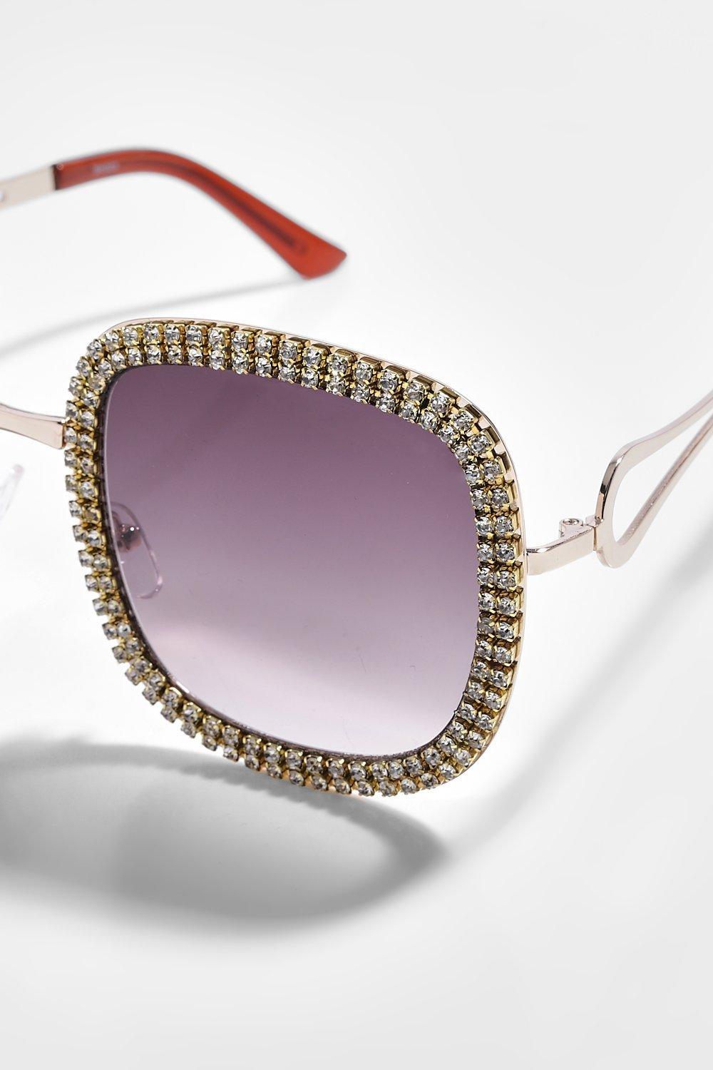 Chain Embellished Sunglasses