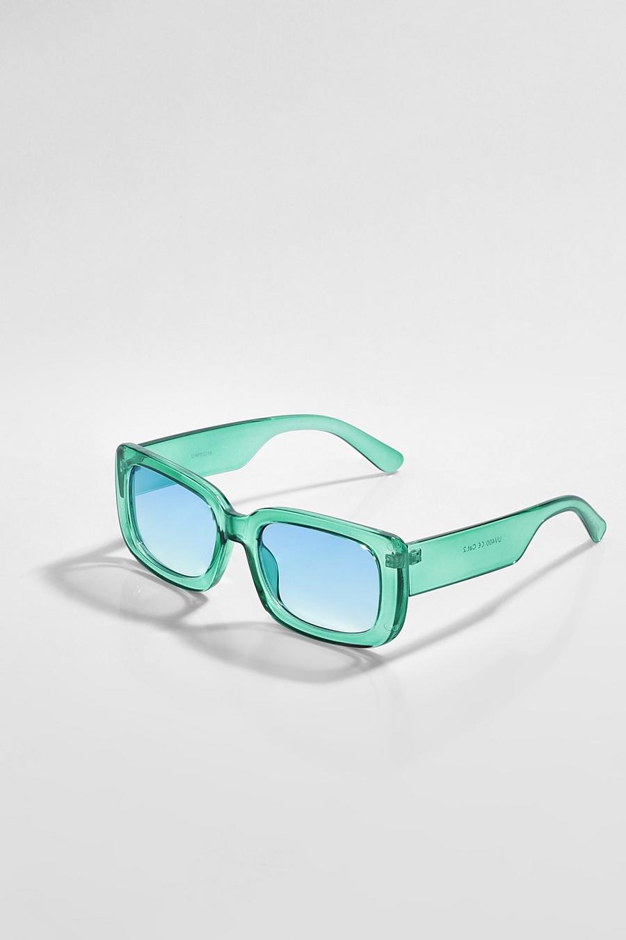 Cobalt Tinted Square Sunglasses image number 1