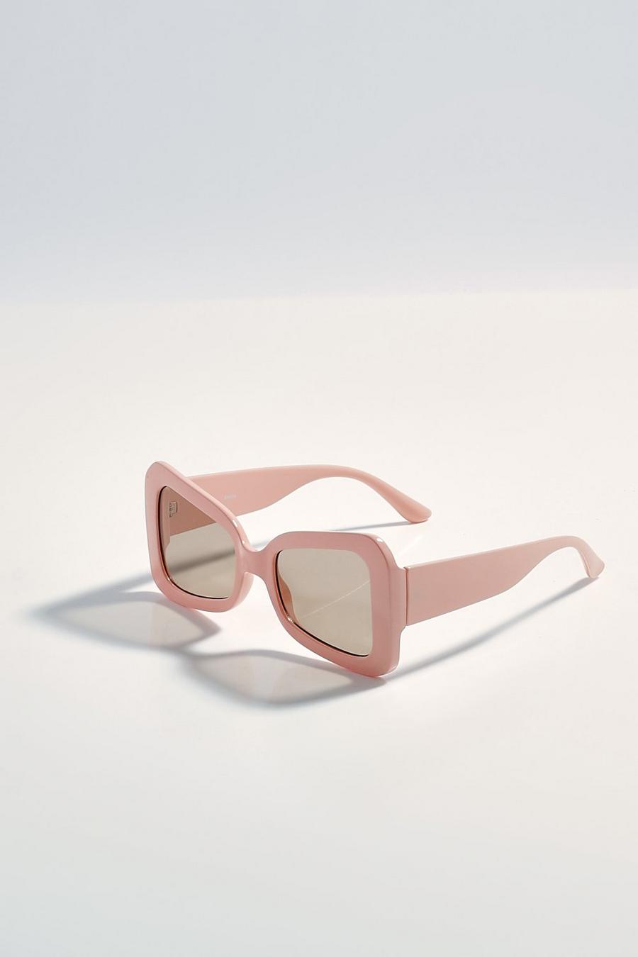 Pink Oversized Statement Sunglasses image number 1