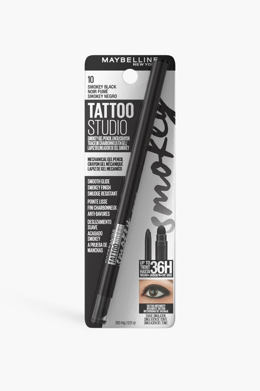 Maybelline Eyeliner Tattoo Liner Smoke Gel  - Marrone, 10 smokey black