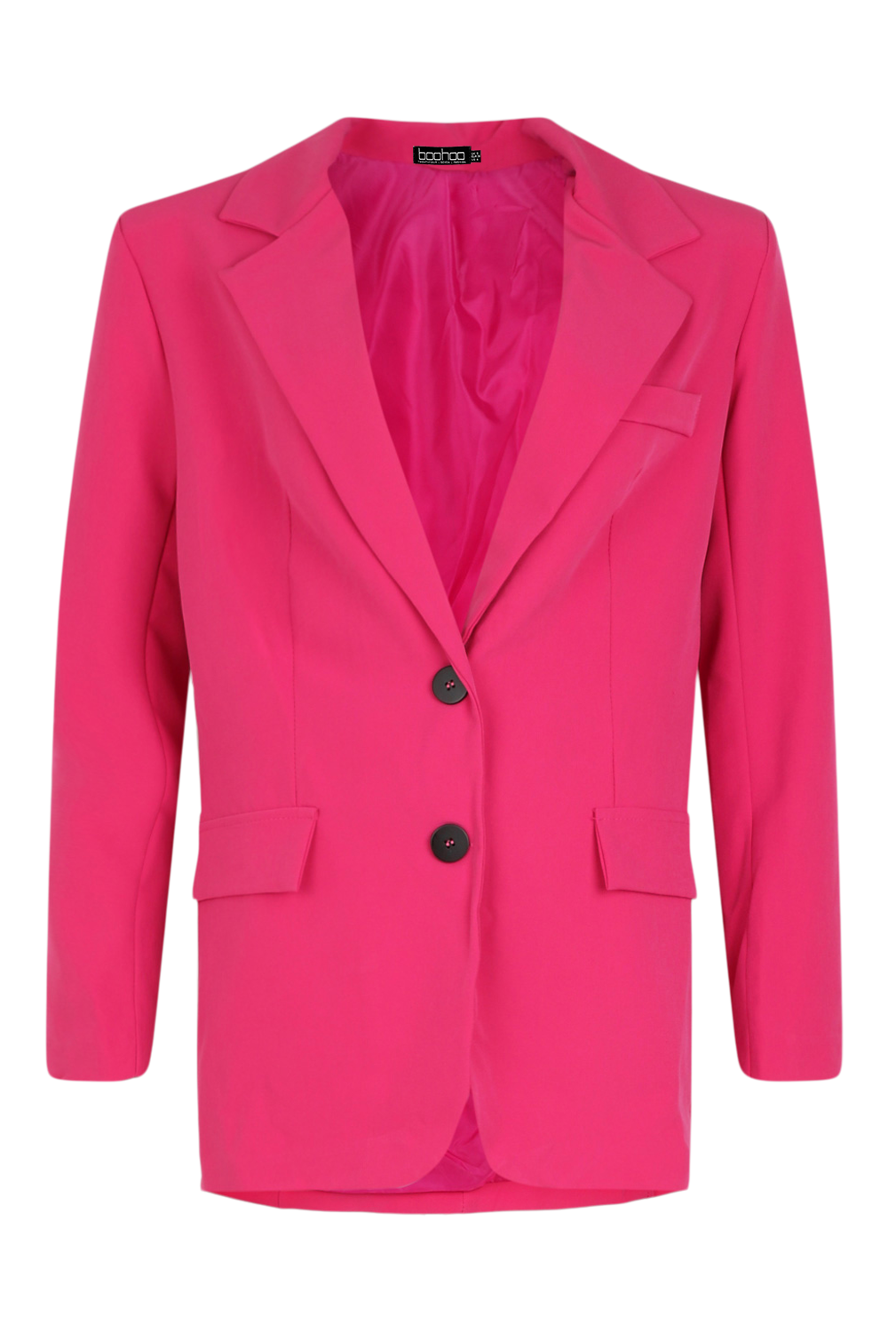 fuschia pink blazer