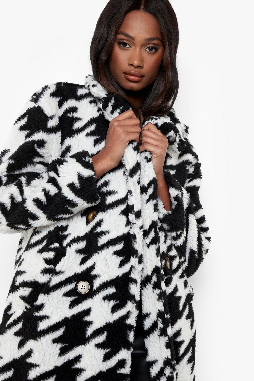 Dogtooth hot sale coat womens