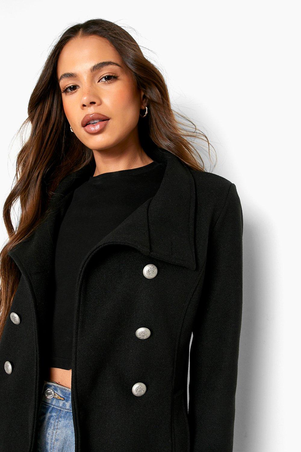 Boohoo military outlet coat