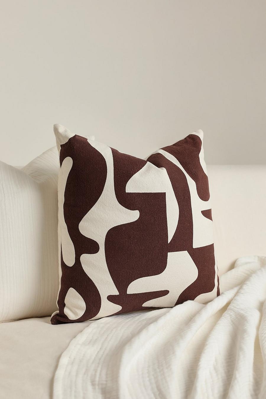 Abstract Chocolate Cushion image number 1