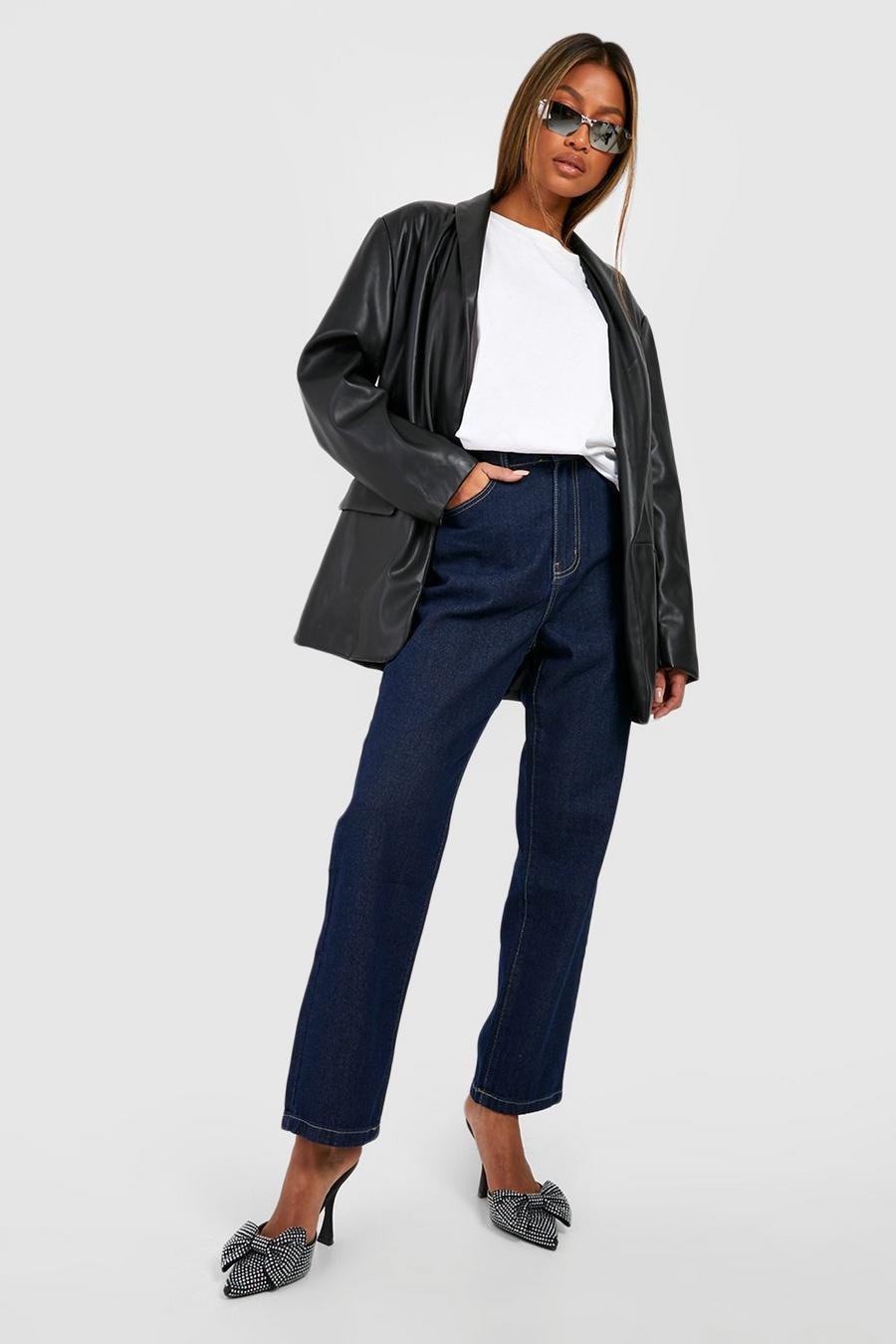 Jeans Basics a vita alta Skinny Fit, Indigo image number 1