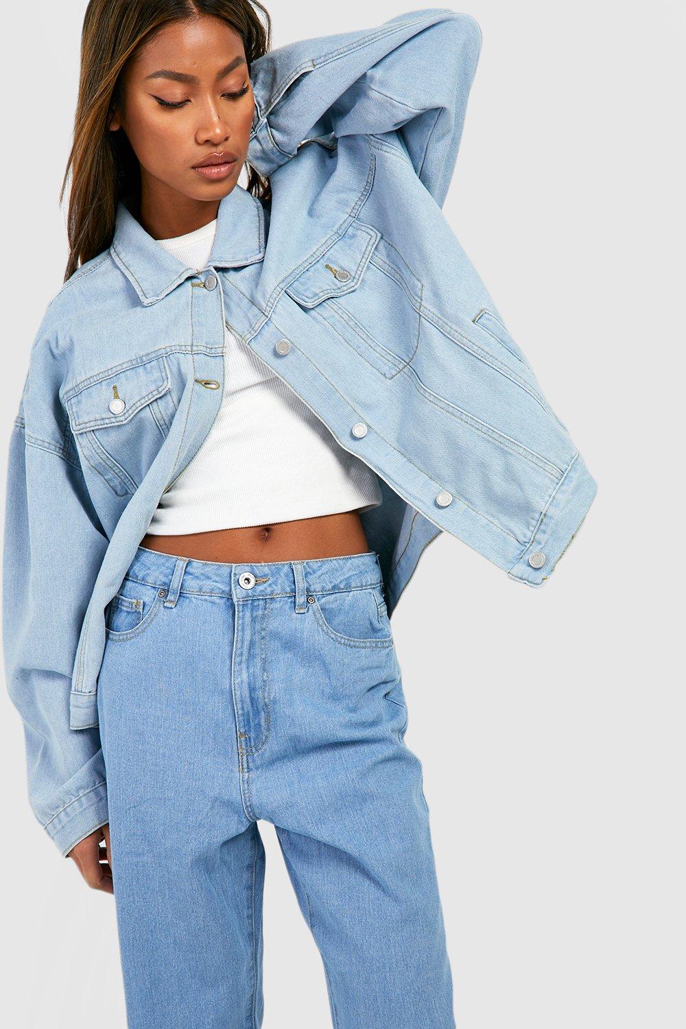 Basics High Waisted Straight Leg Jeans