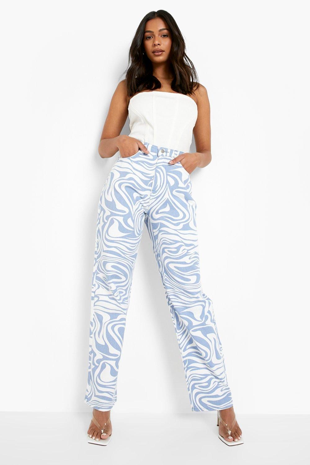 Boom boom jeans margery printed wide leg outlet pant