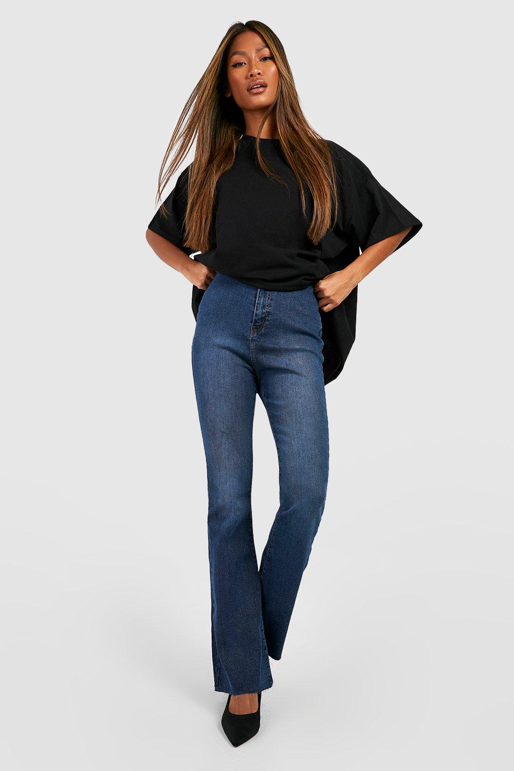 just black bell bottom jeans