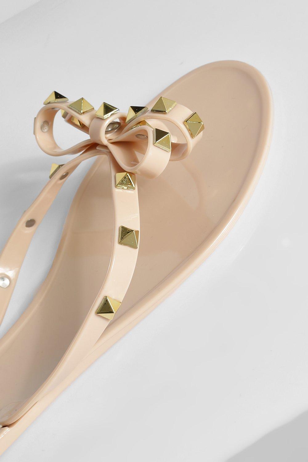 Valentino studded sale bow sandals