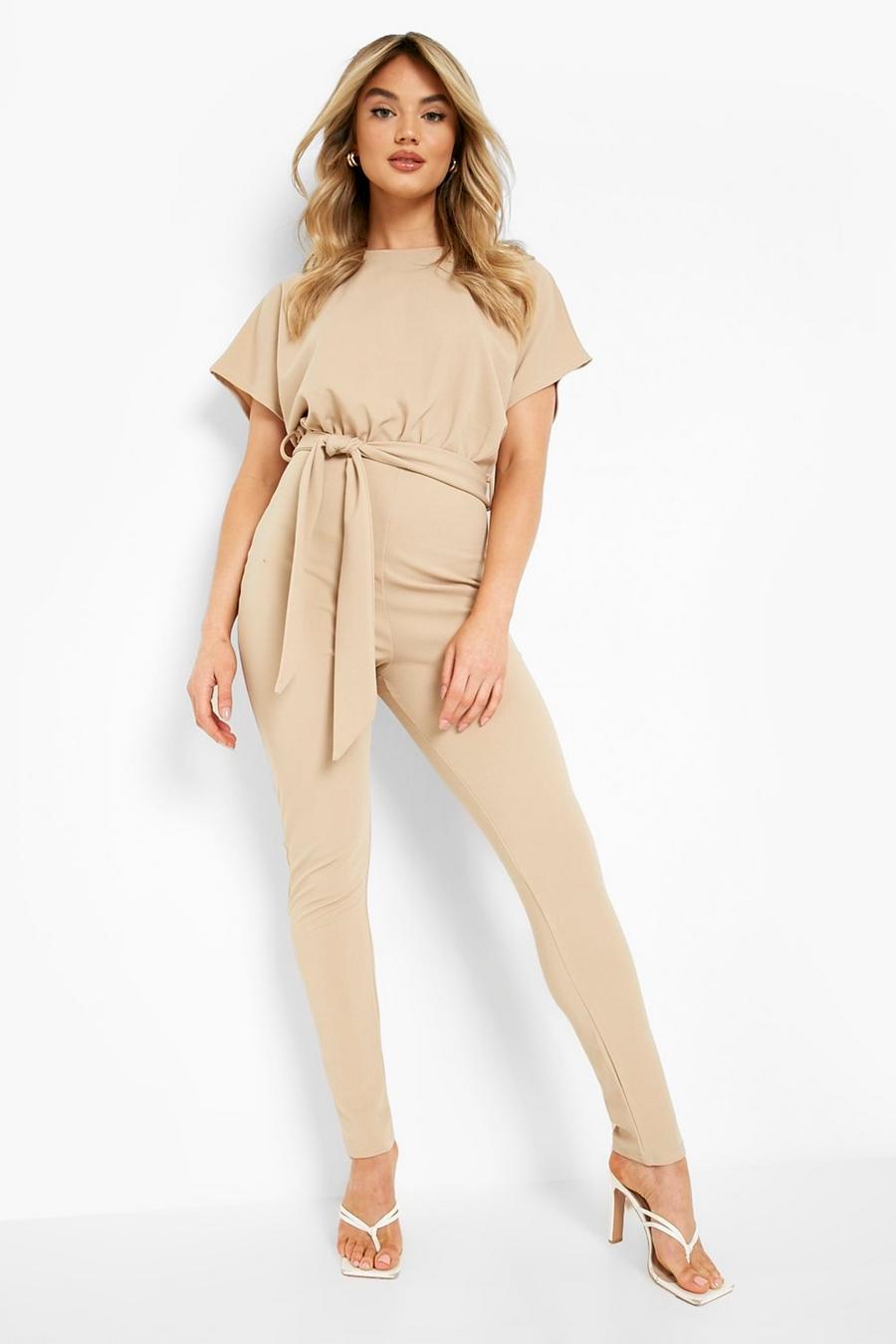 Stone Double Layer Skinny Jumpsuit image number 1