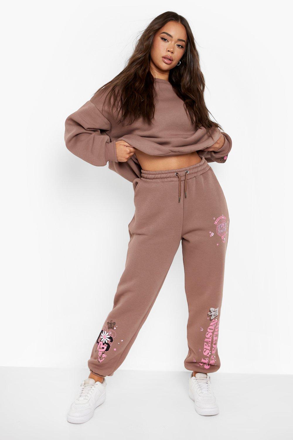 nike rose gold tracksuit