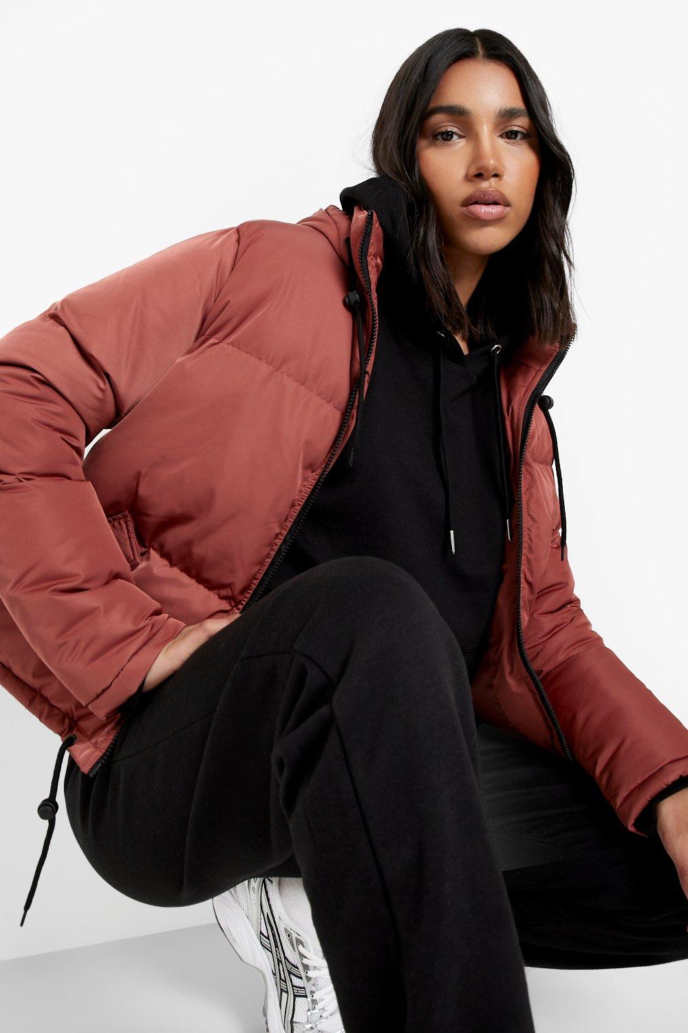 boohoo puffer coat