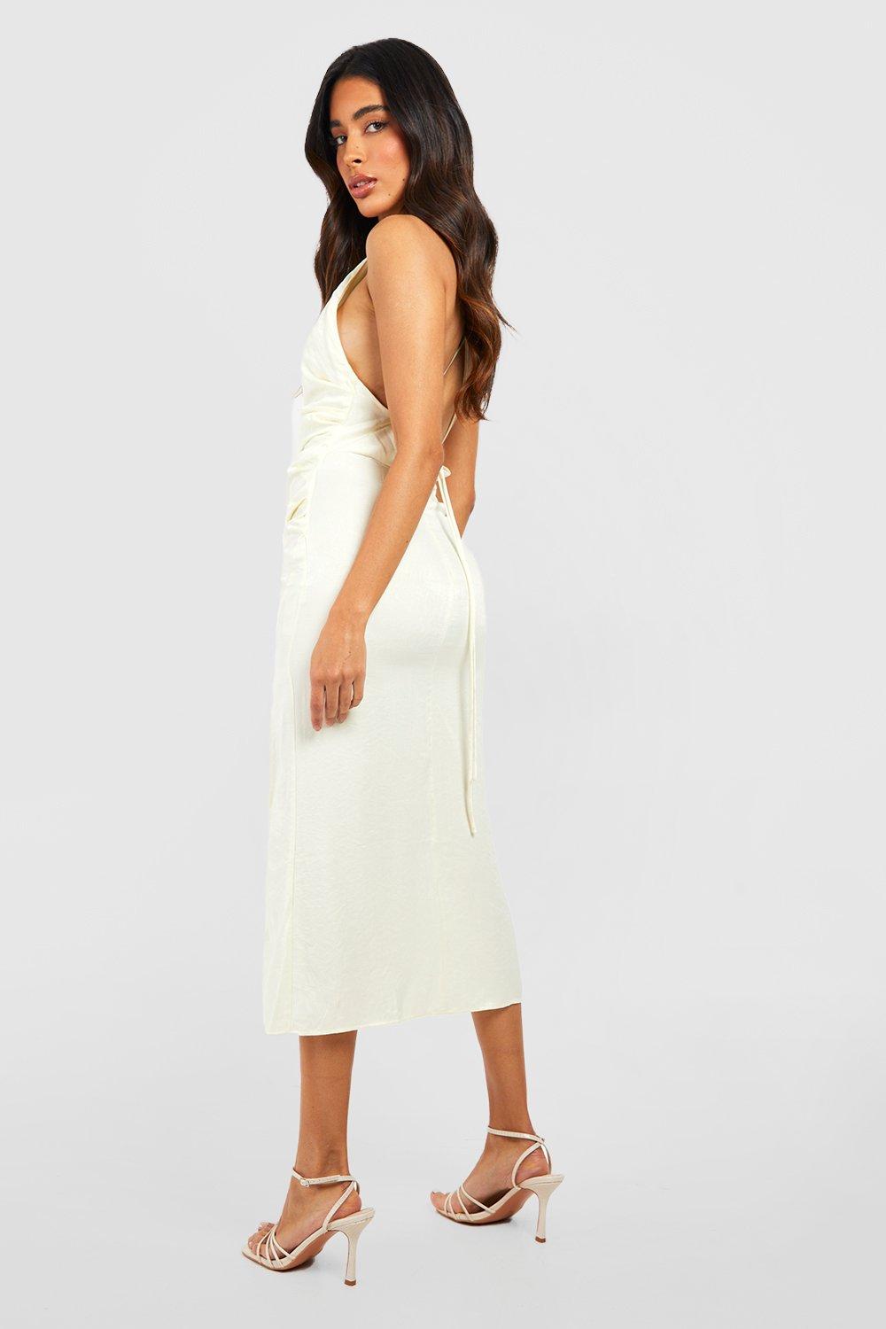 SLIP DRESS OFF WHITE - BOOBOO