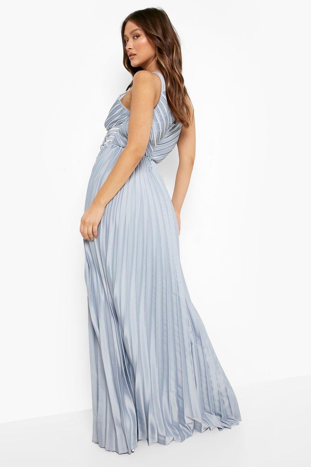 Boohoo grey hot sale maxi dress