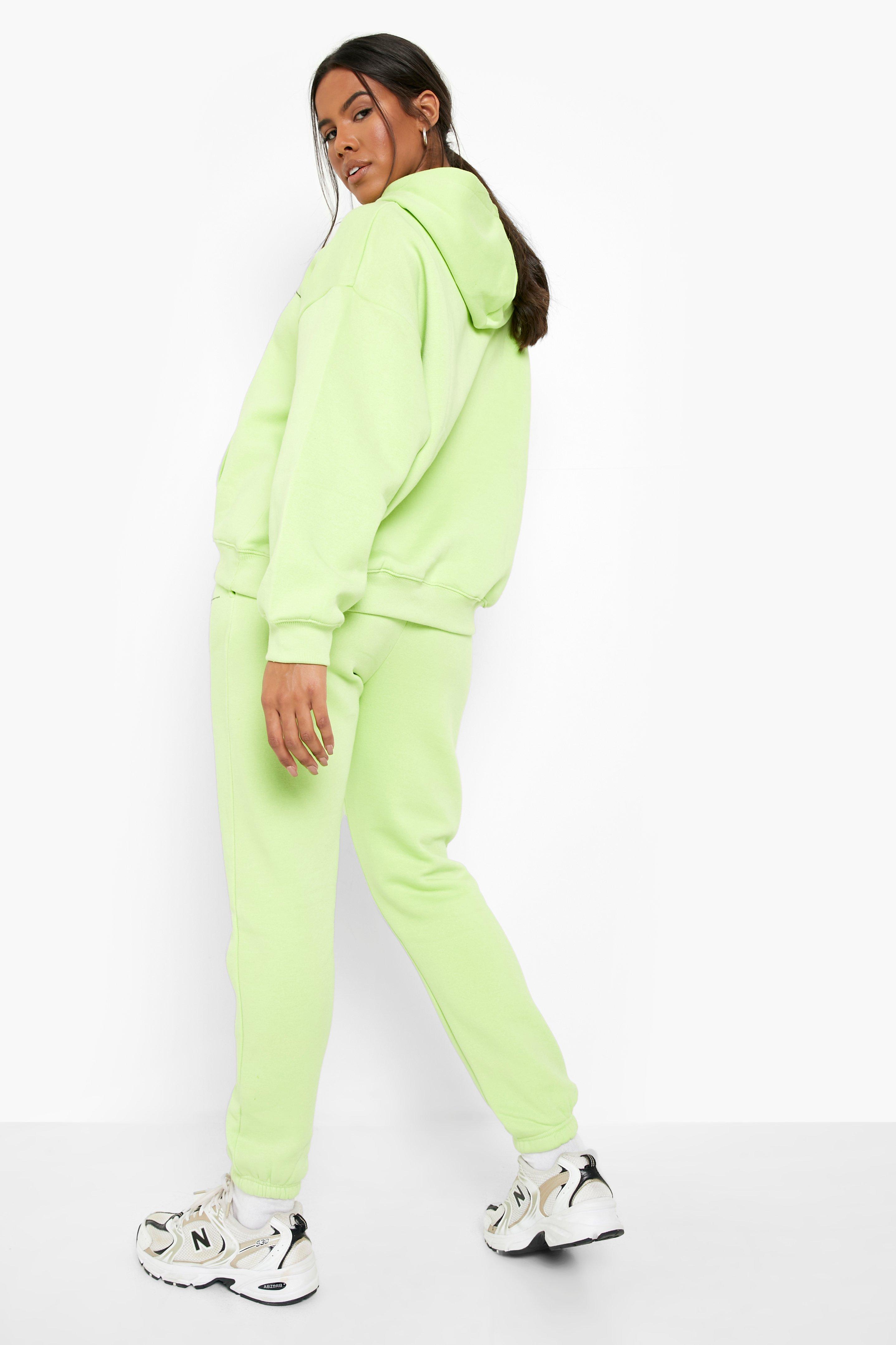 Lime green jogging hotsell suit