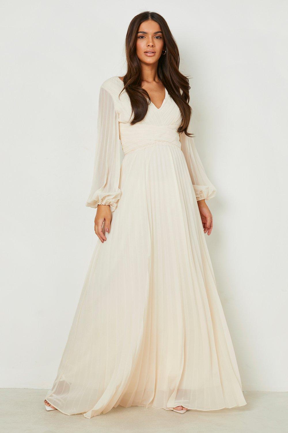 Boohoo shop bridal dress