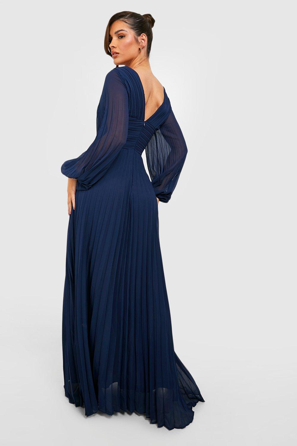 Navy wrap maxi dress store