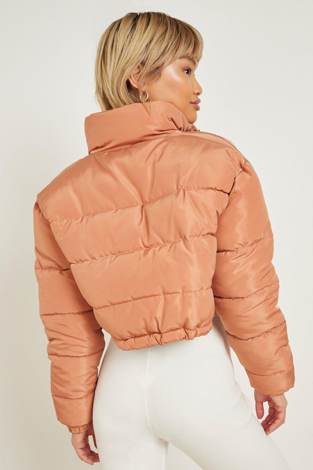 boohoo Funnel Neck Puffer Jacket