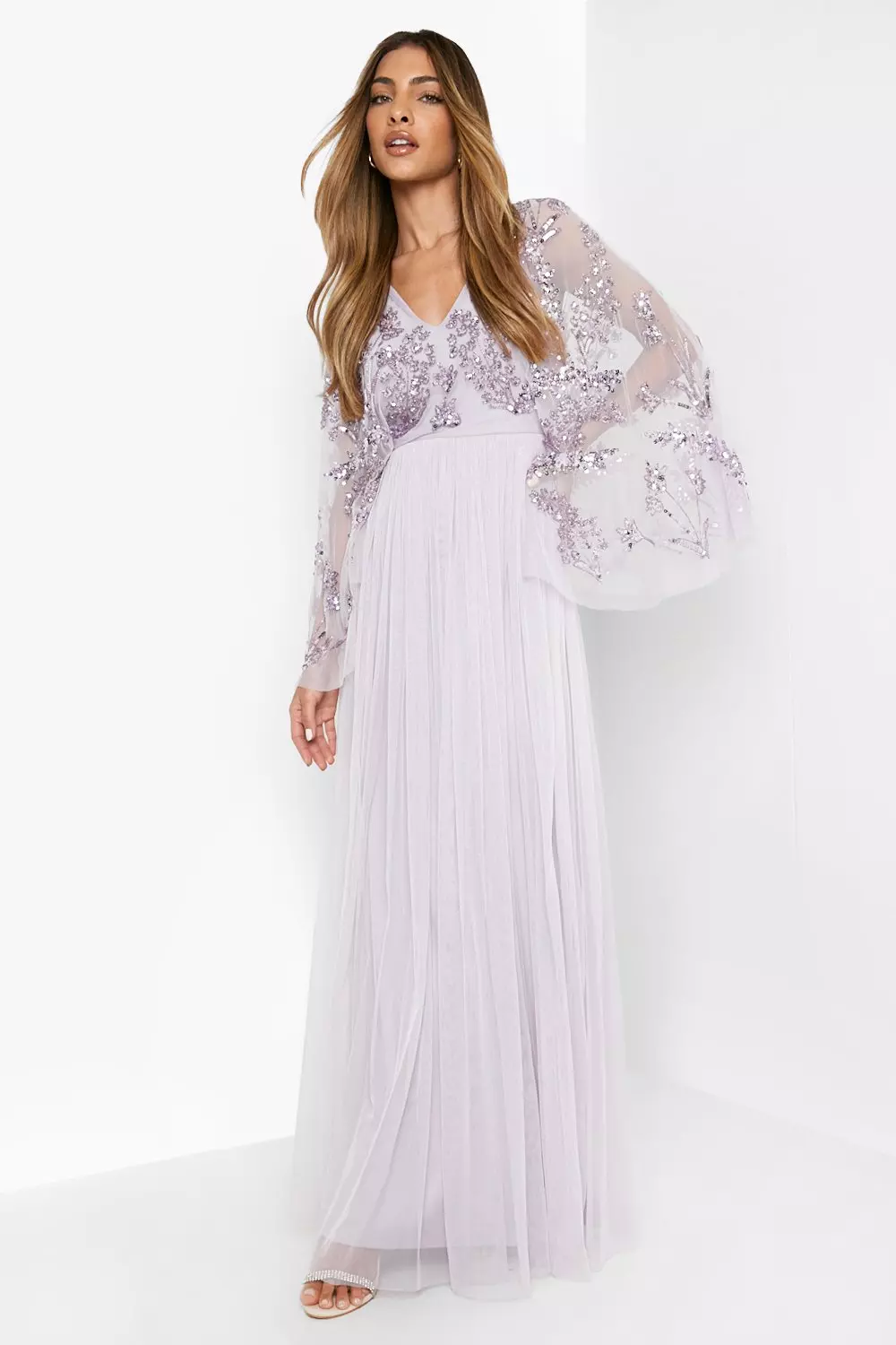 Flare hotsell hand gown