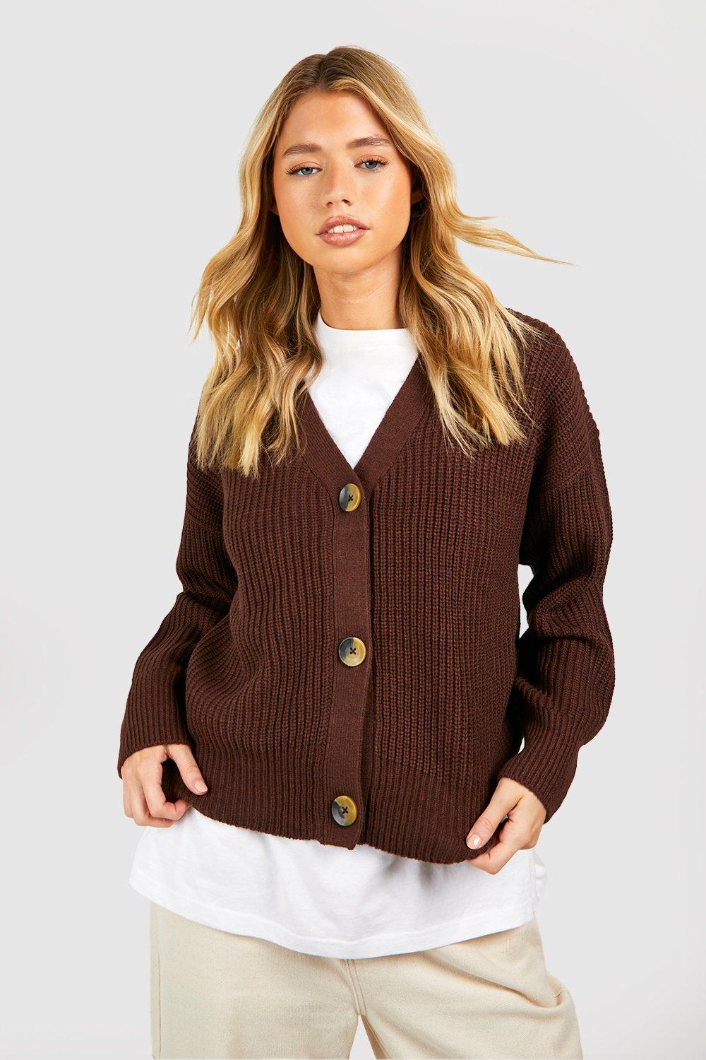 Button through hot sale cardigan ladies