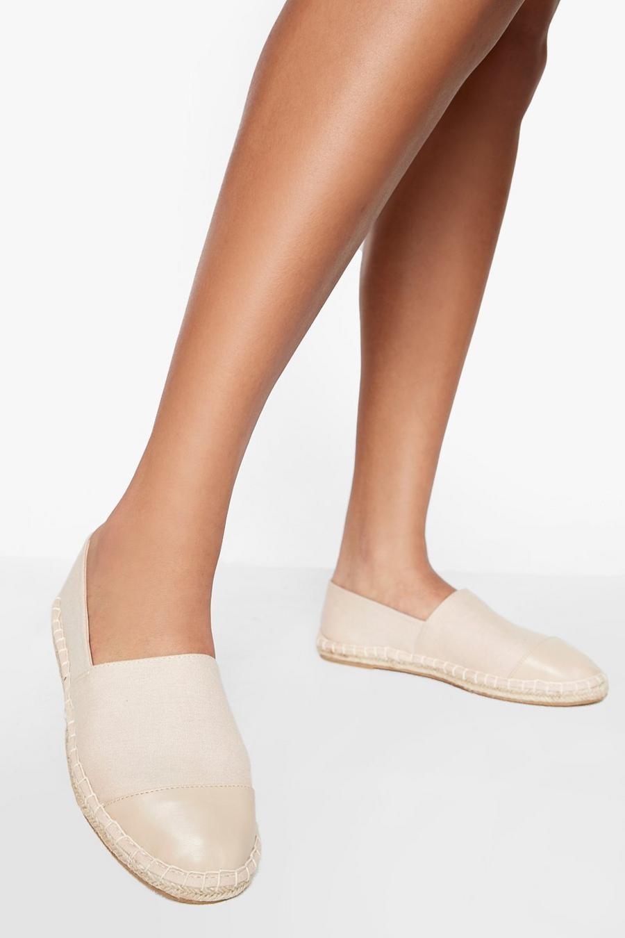 Nude Wide Fit Closed Toe Espadrille image number 1