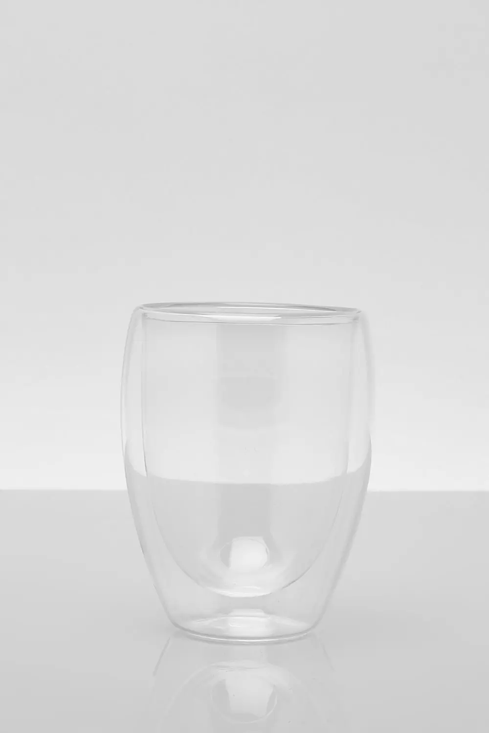 Clear Double Walled Latte Glass alternative image