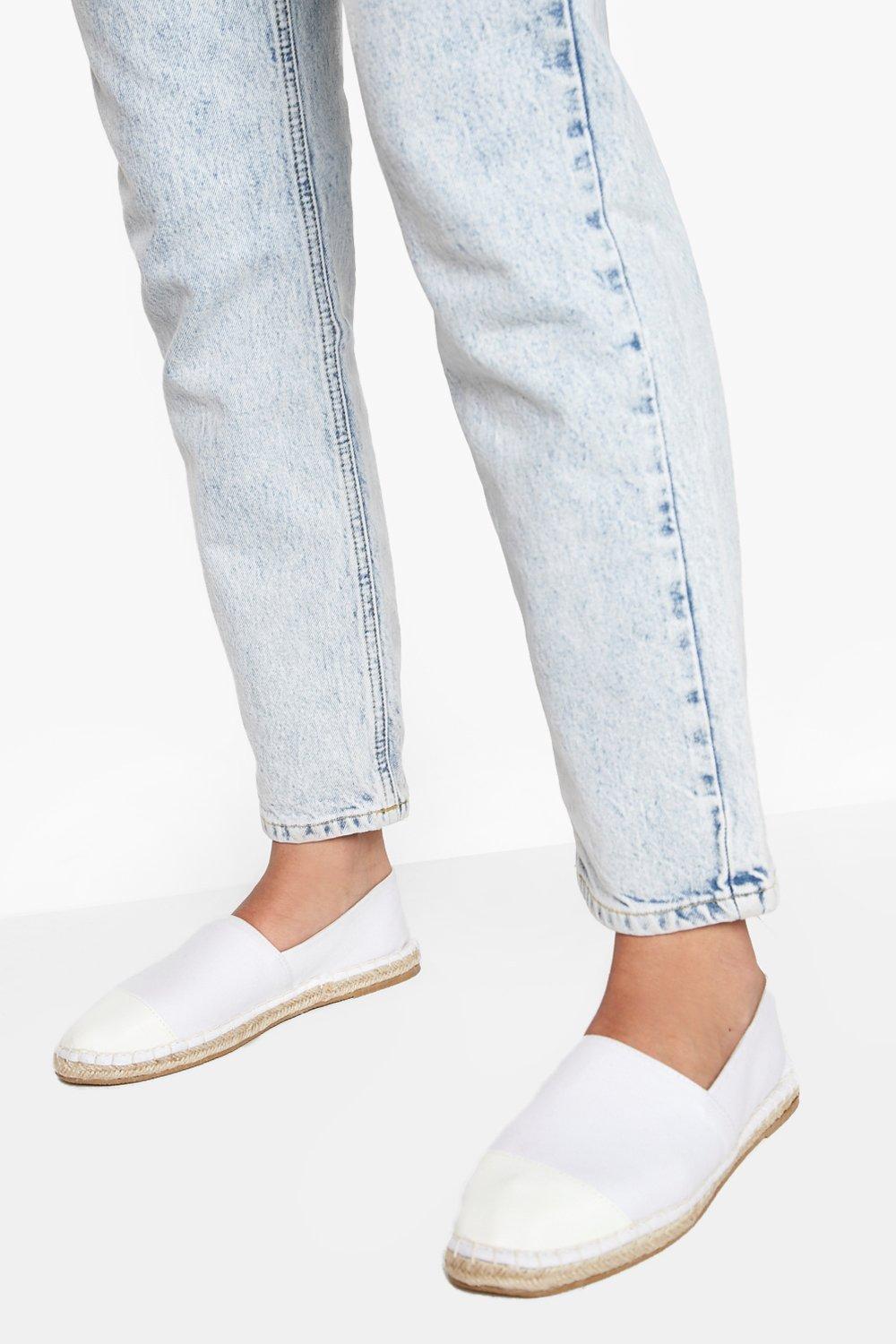 Wide fit white on sale espadrilles