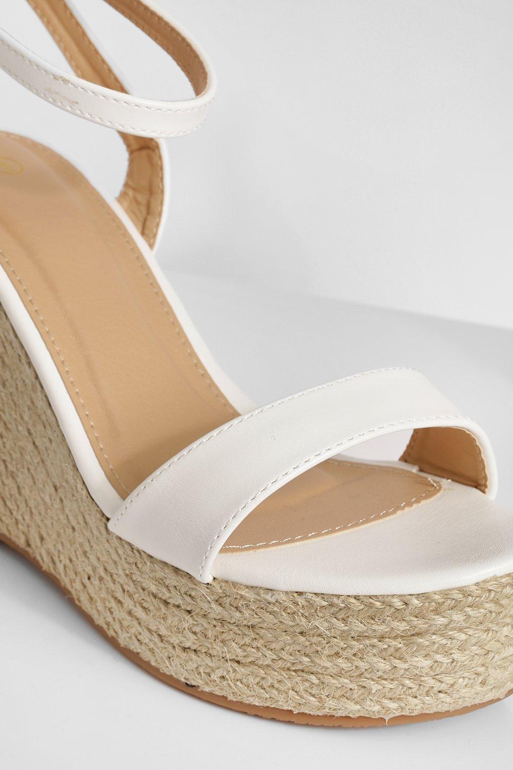 Cheap white online wedges