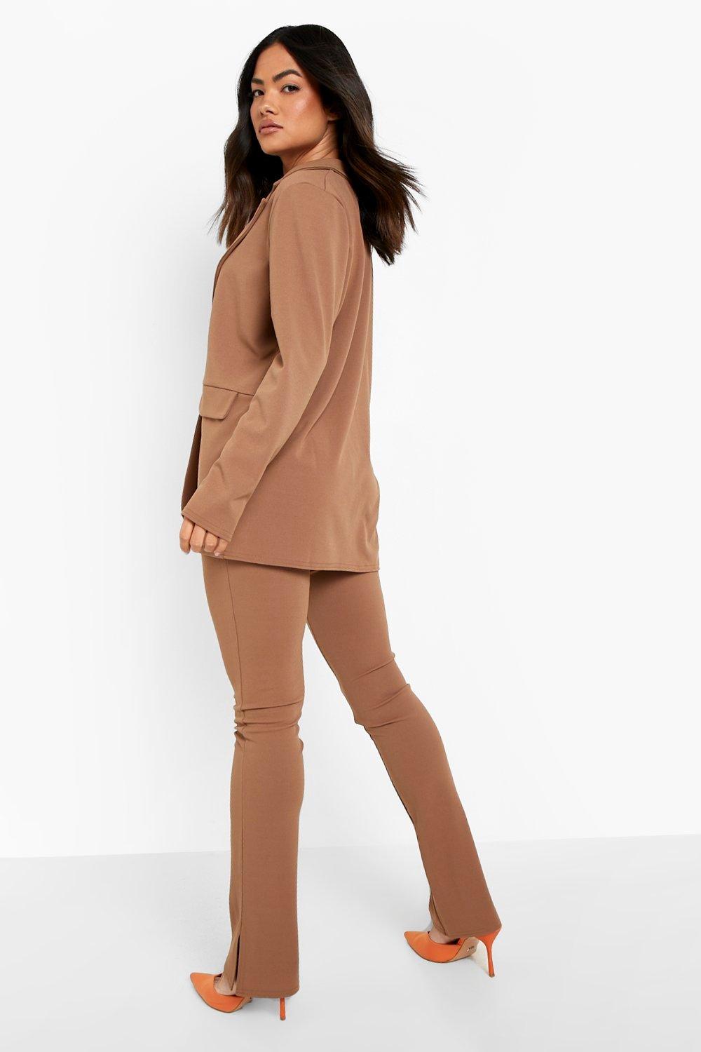 gevaarlijk Weigeren Botsing Oversized Blazer En Broek Met Split Pak | boohoo