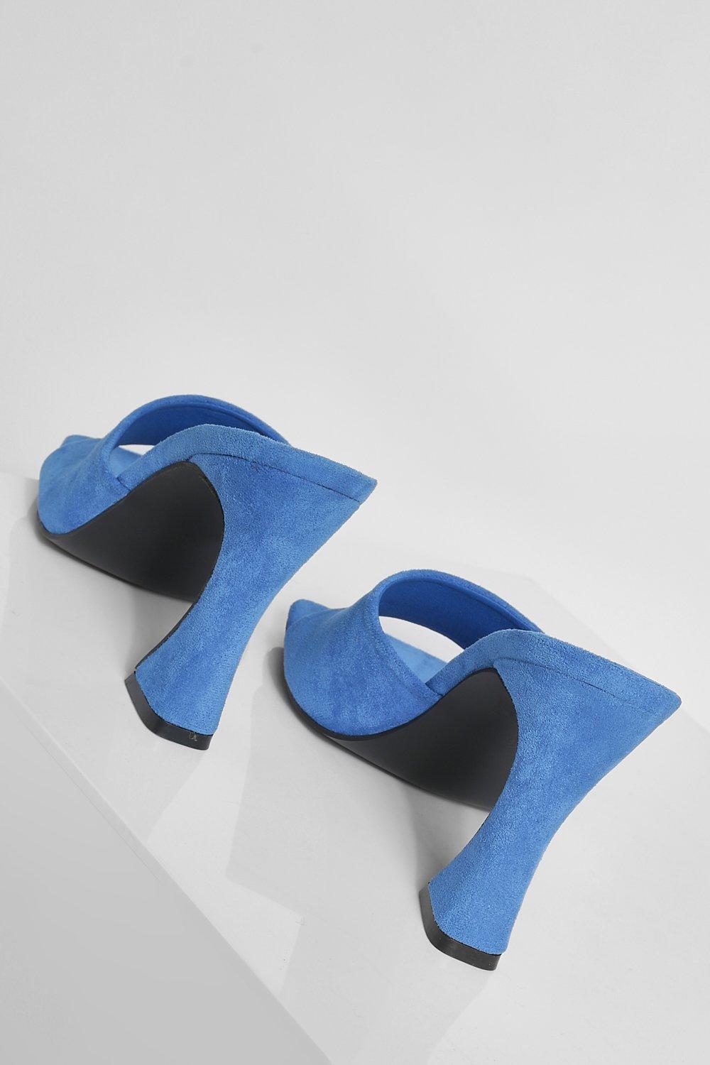新品未使用　Ameri♡ LITTLE SQUARE TOE MULE♡ A New Day Women's Jessica Square Toe Mule Satin Heels with