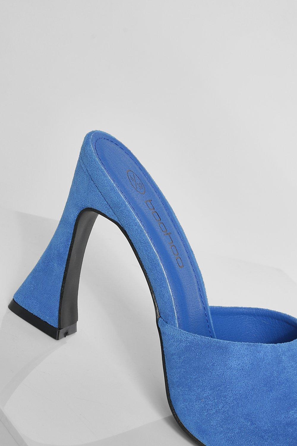 Square Toe Heeled Mule | boohoo USA