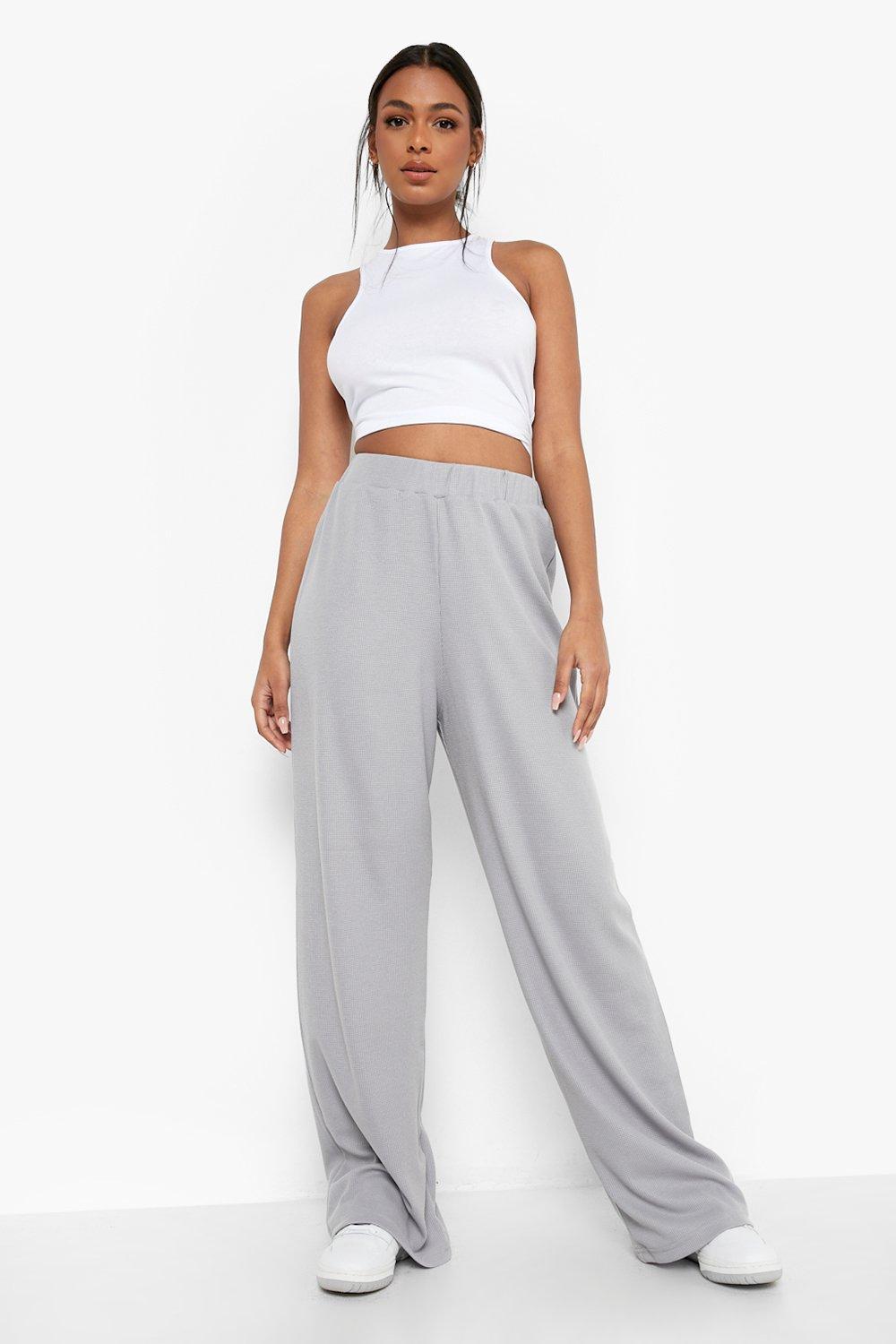 Waffle Wide Leg Trouser