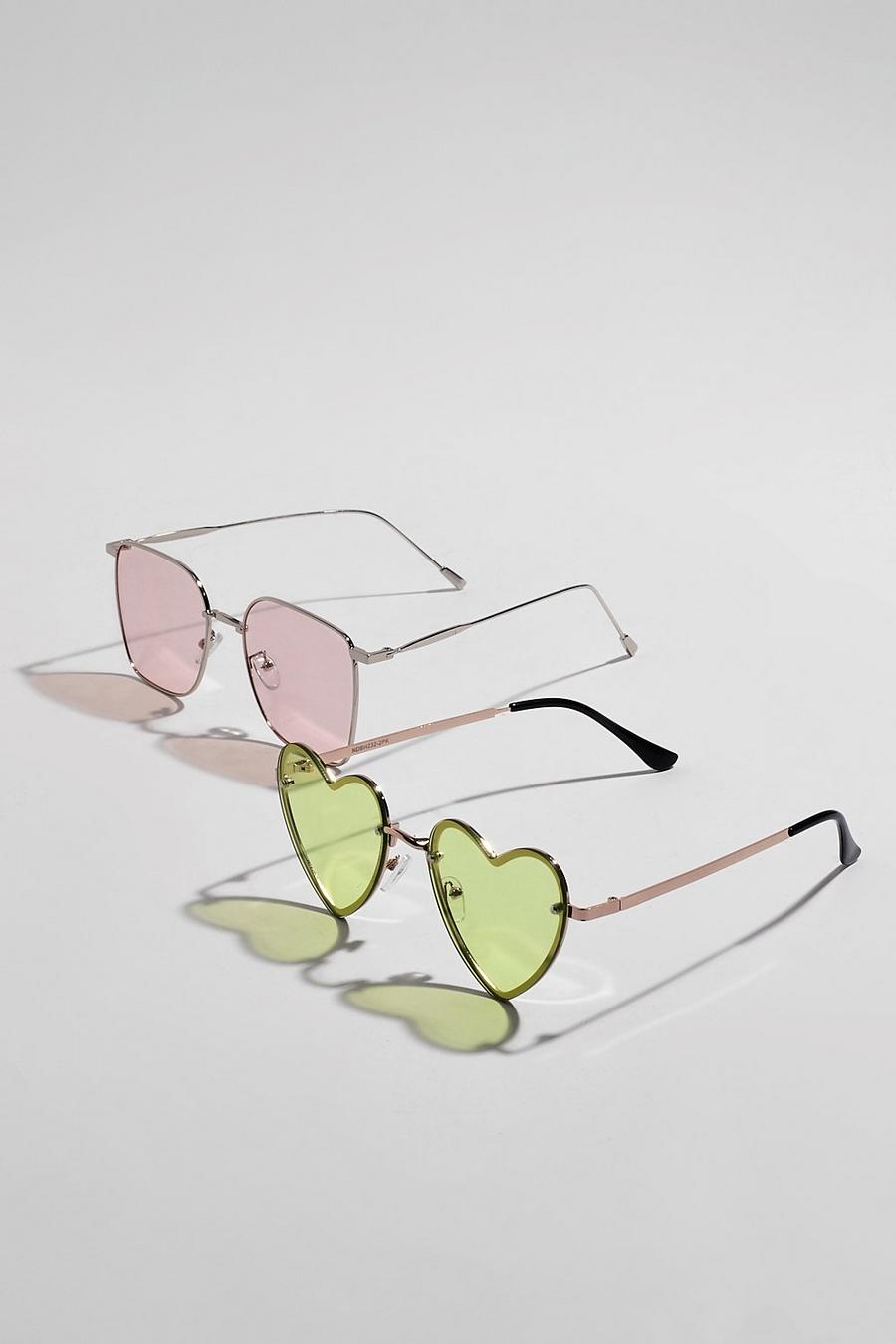 Multi 2 Pack Festival Sunglasses