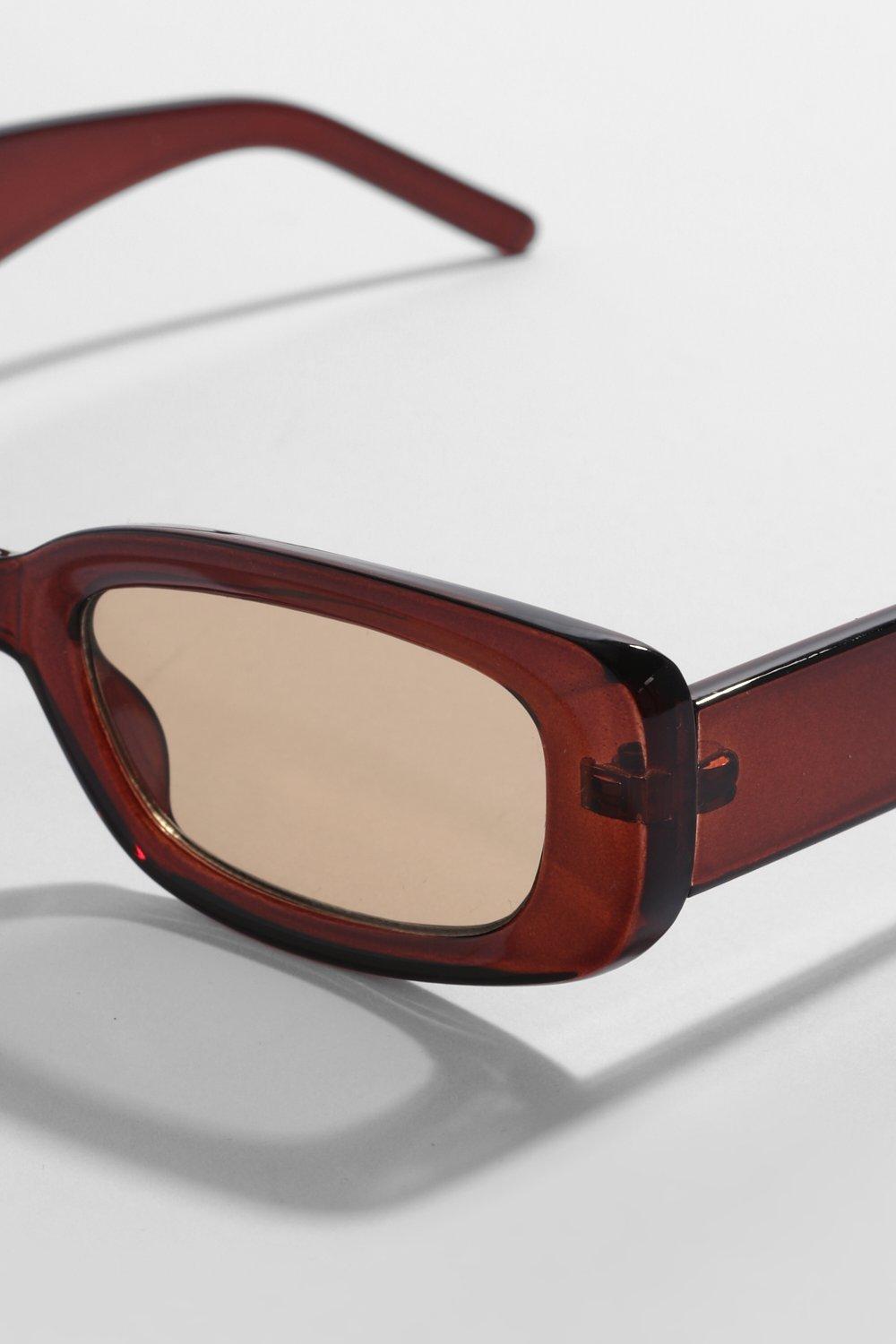 Brown store retro sunglasses