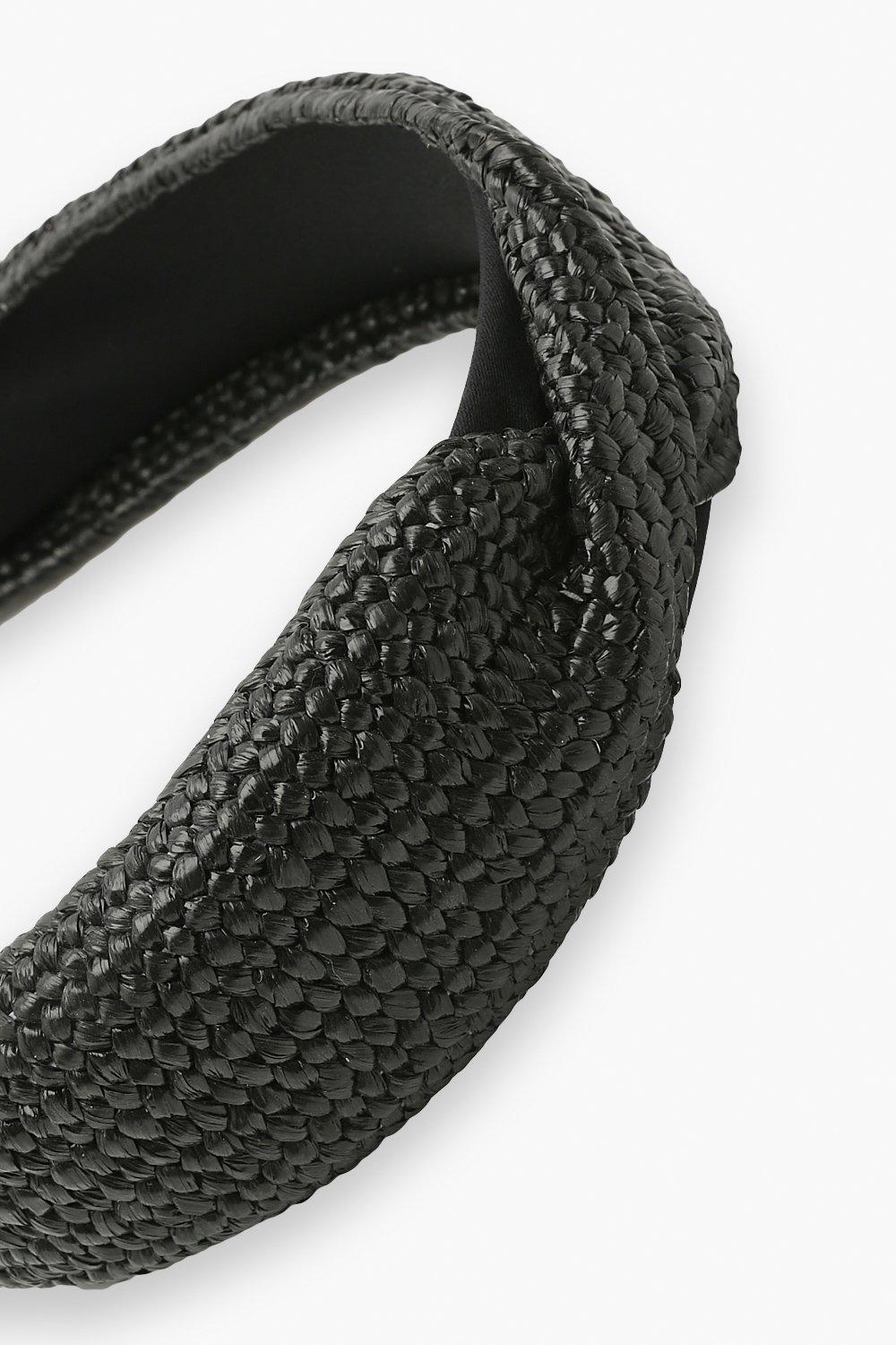 Black Stretch Zig Zag Headband