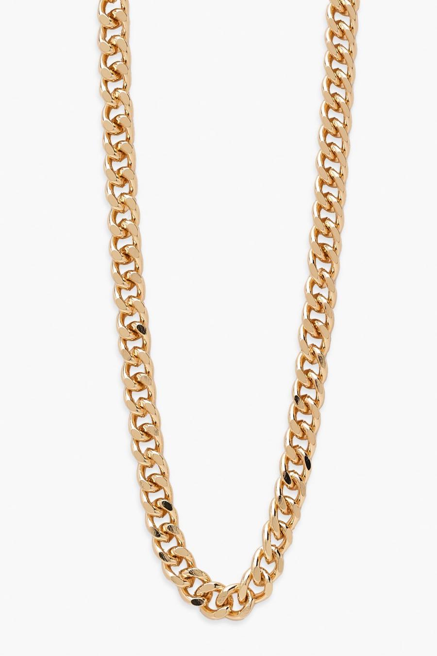 Gold Thick Chunky Chain Necklace image number 1