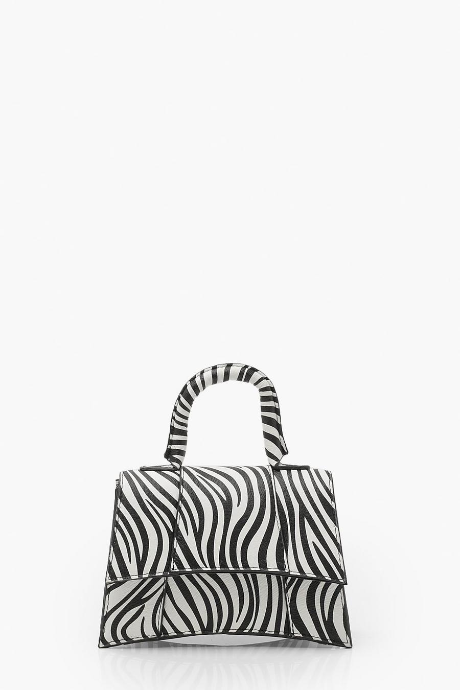 Zebra Pu Curve Bag image number 1