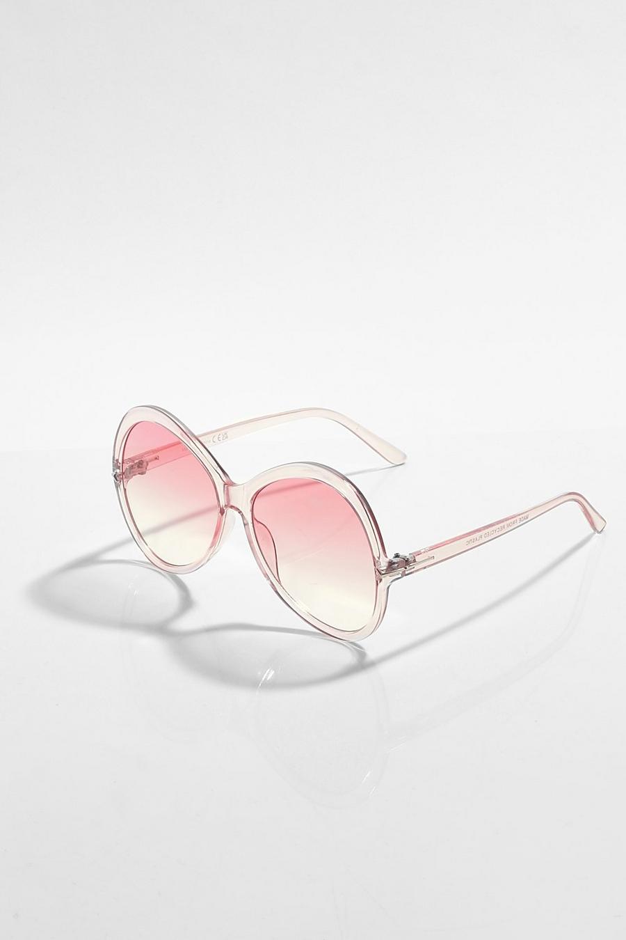 Pink Round Sunglasses image number 1