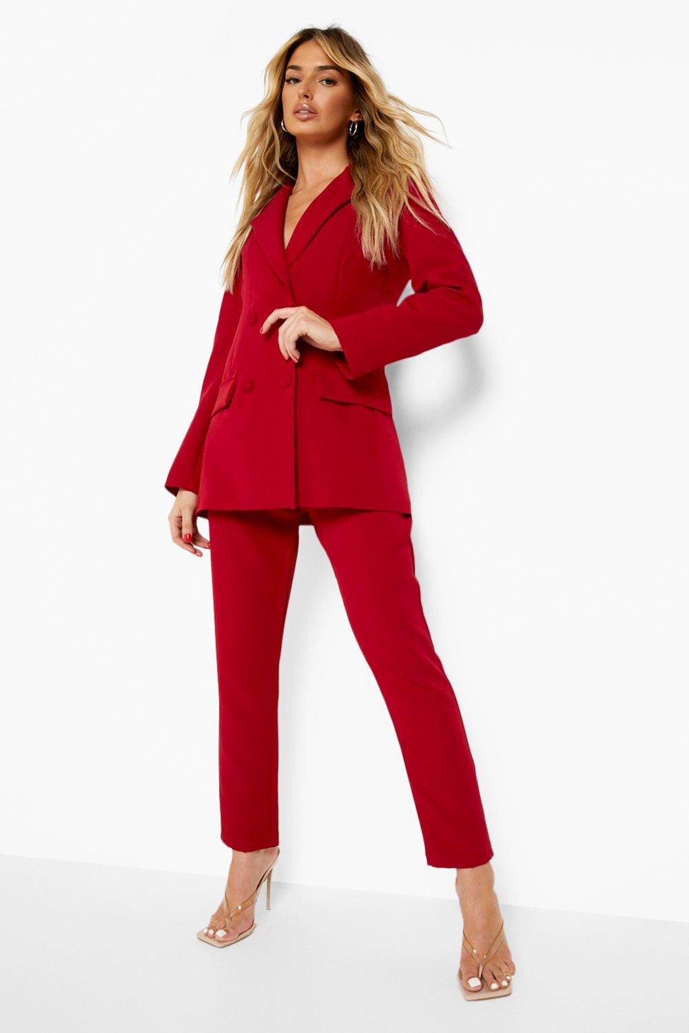 Boohoo 2025 red blazer