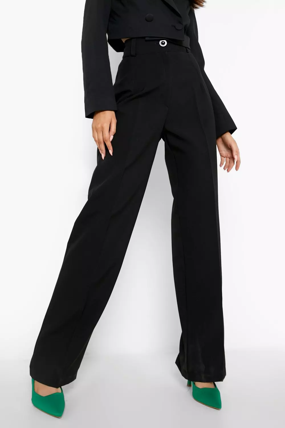 Boohoo store work trousers