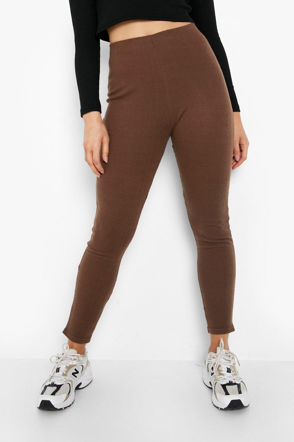 Legging en maille douce boohoo