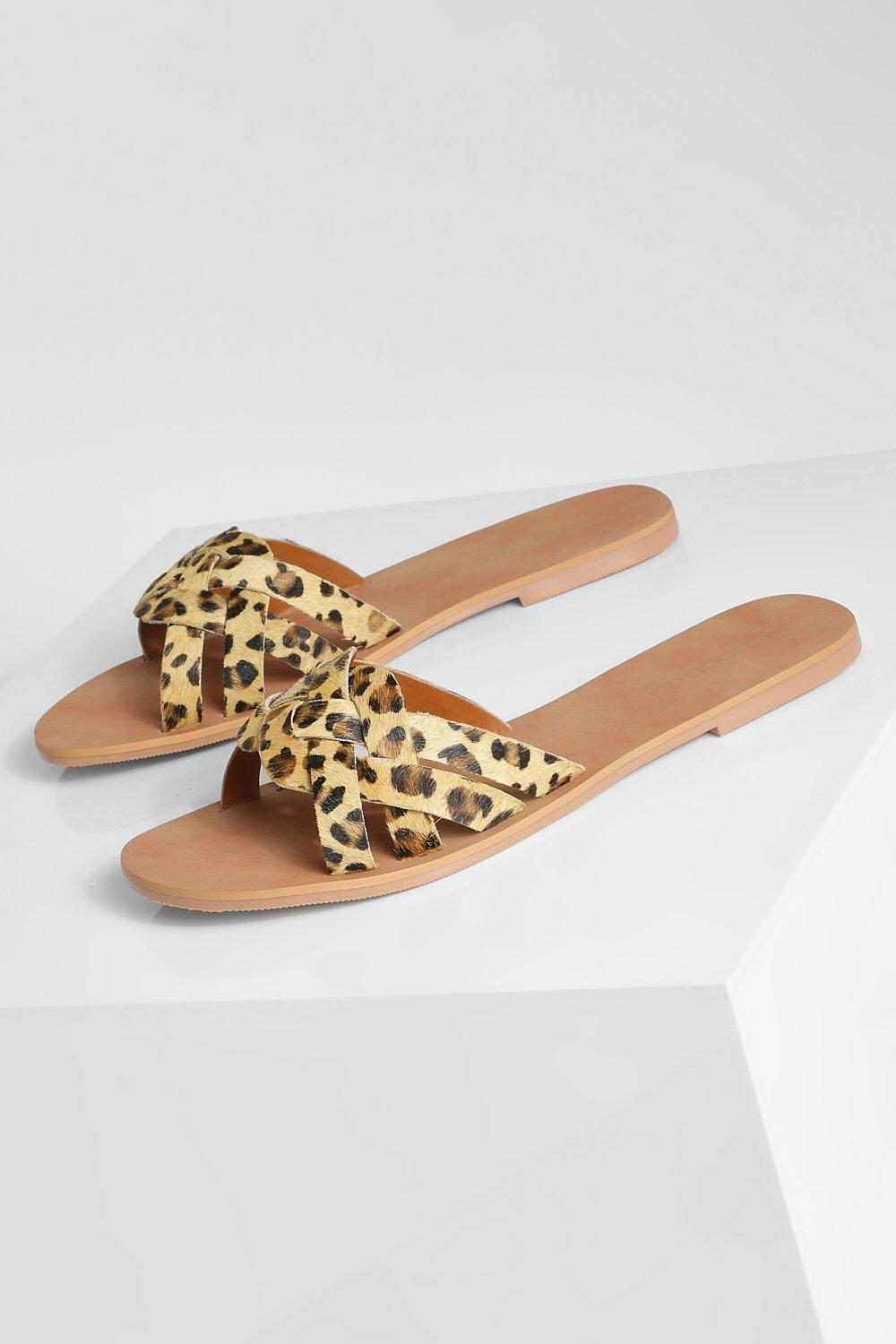 Claquette leopard new arrivals