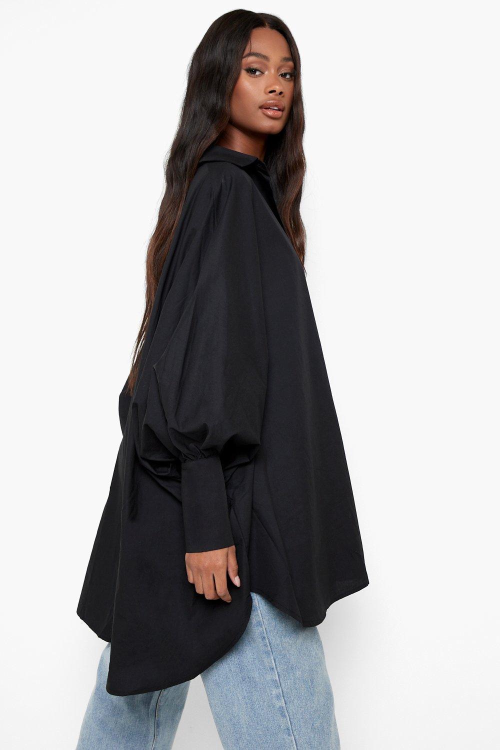 oversized longline shirt